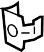 155400201 - : Door Trim Sill Plate Insert Clip for Infiniti Image