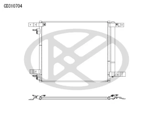 CD310704 - : Koyorad A/C Condenser for Koyo Image