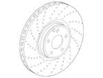 2224211300 - : Compound Brake Disc for Mercedes-Benz Image