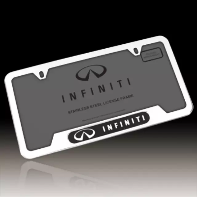 License Plate Frames - Chrome - Infiniti Logo - Infiniti (999MB-YV000)