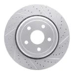 83042008R - : DFC Geoperformance Rotor - Drilled and Slotted for DYNAMIC FRICTION Image