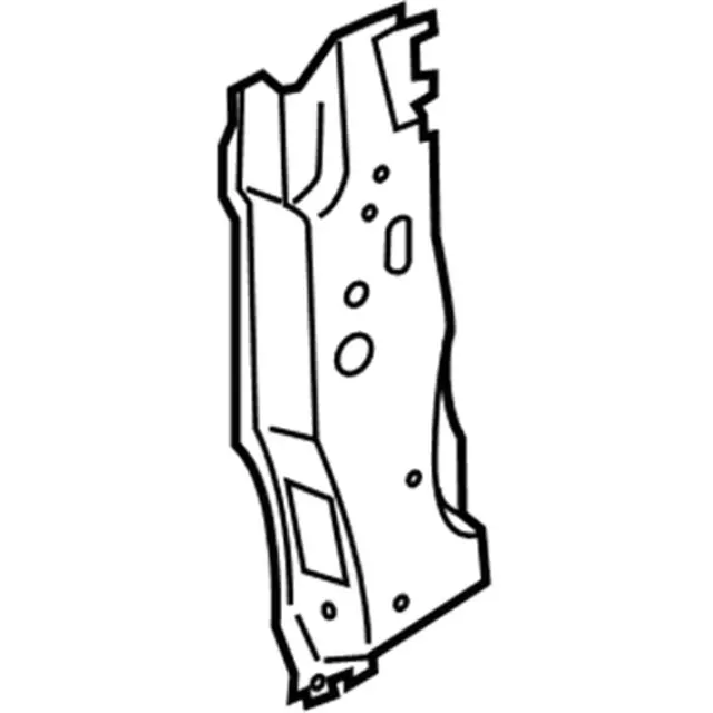 FL3Z1502542C - Body: Hinge Pillar Reinforced for Ford: Expedition, F-250 Super Duty, F-350 Super Duty, F-450 Super Duty | Lincoln: Navigator Image