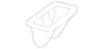 2226930163 - Trunk Lid: Cover Trim for Mercedes-Benz Image