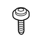 W503924S438 - Body: Fender Screw for Lincoln: MKS Image