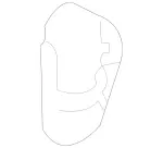 23069400407376 - : Shackle for Mercedes-Benz Image