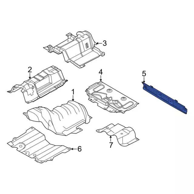 Heat Shield - Ford (M1PZ-5811434-B)