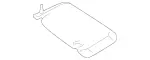 22181014107G17 - Body: Sun-visor for Mercedes-Benz Image