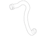 2045013182 - Radiator: Hose for Mercedes-Benz: E350 Image