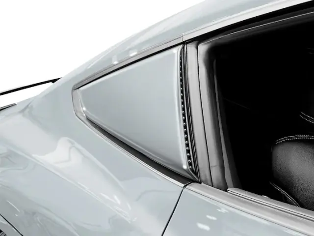 VPR3Z63280B10AE - Exterior: Quarter Window Scoop Kit, Iconic Silver for Ford: Mustang Image