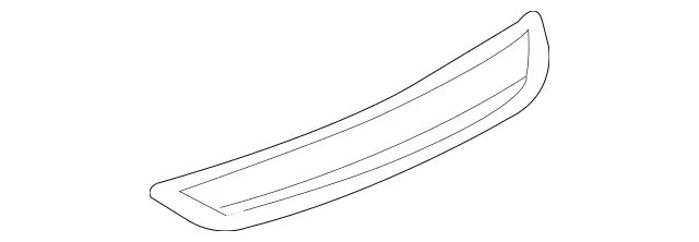 2056800135 - Trim: Cover Rail for Mercedes-Benz: AMG GT 43, AMG GT 53, AMG GT 63, AMG GT 63 S, E300, E350, E43 AMG, E53 AMG, E63 AMG S, GLC43 AMG Image image