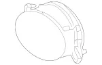 2048202256 - Electrical System: Front Fog Lamp for Mercedes-Benz Image