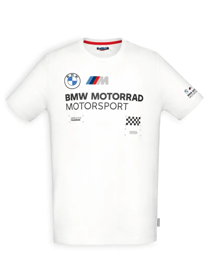 MENSMMOTORSPORTTSHIRTWHITE - : Mens M Motorsport T-Shirt - White for BMW-Motorrad Image