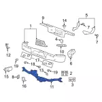 7L3Z17D826C - Body: Reinforcement for Ford: F-150 Image
