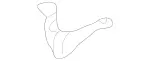 2306264514 - Cowl, Front Panel: Holder for Mercedes-Benz Image