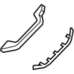 JL1Z7831407AD - Body: Grip Handle for Ford: Expedition Image