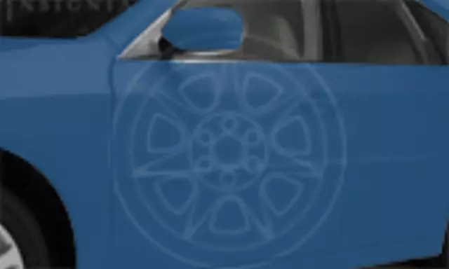 J101SFG000DJ - Exterior: Body Side Molding - Newport Blue for Subaru Image