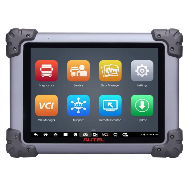 MS908CVII - : Commercial Vehicle Diagnostic and Service Tablet with Class 1-9 coverage for Autel Image