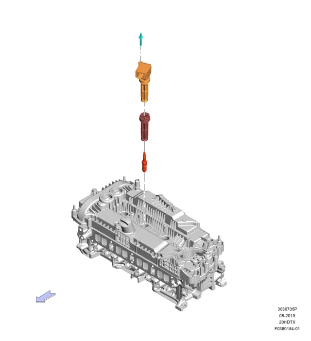 JX6Z12029B - Electrical: Ignition Coil for Ford Image