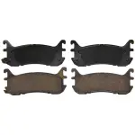 ZD636 - : QuickStop Rear Disc Brake Pad Set Ceramic for WAGNER BRAKE Image