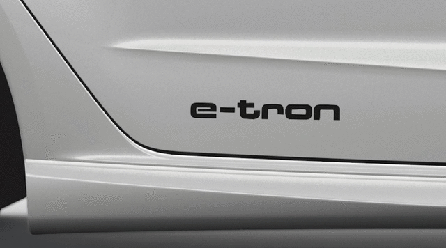 ZAW064317E - Exterior: 2017-2018 Audi A3 Sportback e-tron - E-Tron Graphic - Small - Silver for Audi: A3 Sportback e-tron Image
