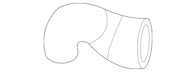 2721421183 - Emission System: Hose for Mercedes-Benz Image