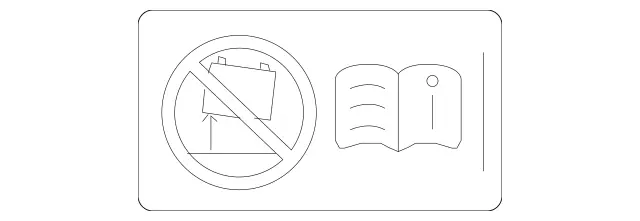 8173705 - Tools and Accessories: Information Label for Mercedes-Benz: 180A, 180b, 220a, A220, A35 AMG, AMG GT 43, AMG GT 53, AMG GT Black Series, CLA250, CLA35 AMG, CLA45 AMG, CLA45 AMG S, CLS450, CLS53 AMG, E53 AMG, GLA250, GLA35 AMG, GLB250, GLB35 AMG Image image