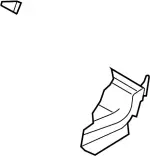 883001NS6C - Body: Cushion Assembly for INFINITI: G37, Q60 Image