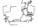 6E5Z14290RR - Electrical: Wire Harness for Ford: Fusion | Mercury: Milan Image