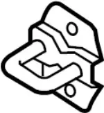 80570AA20A - Body: Striker for Infiniti Image