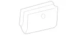2087250197 - Body: Glass Holder Pad for Mercedes-Benz Image