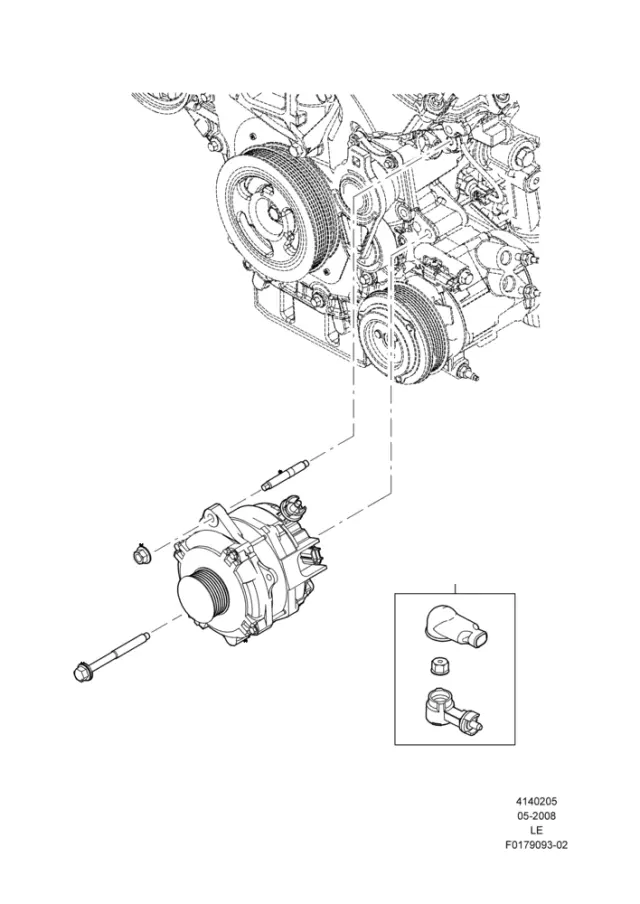 DG1Z10346F - Electrical: Alternator for Ford Image