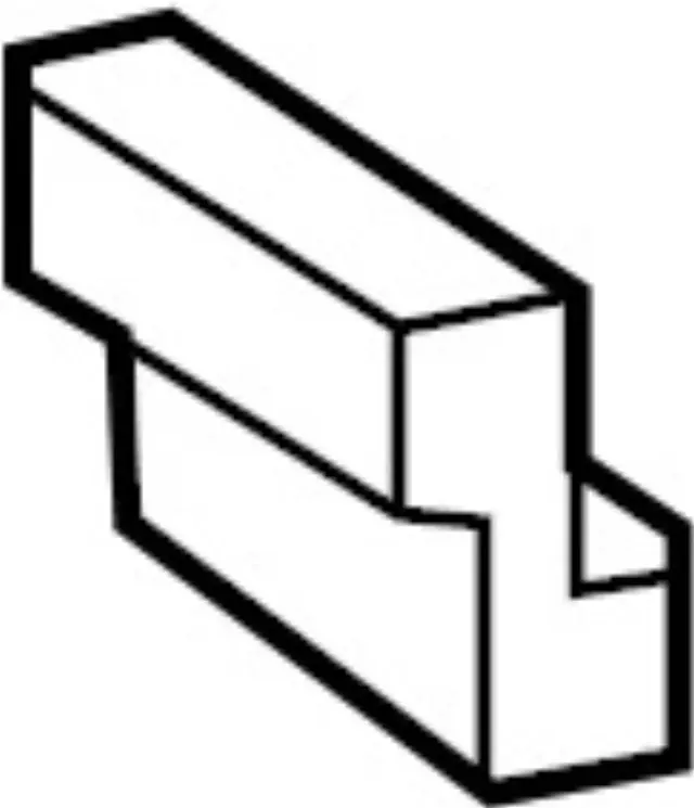 873D31CD2A - Body: Duct for INFINITI: FX35, FX37, FX50, QX70 Image