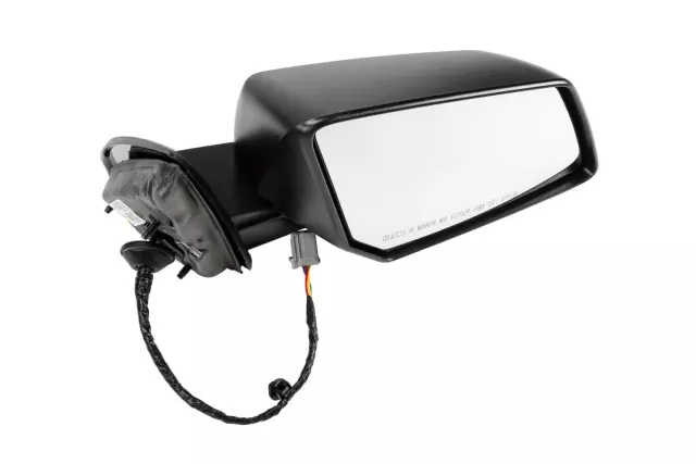 Black Passenger Side Door Mirror - GM (23453776)