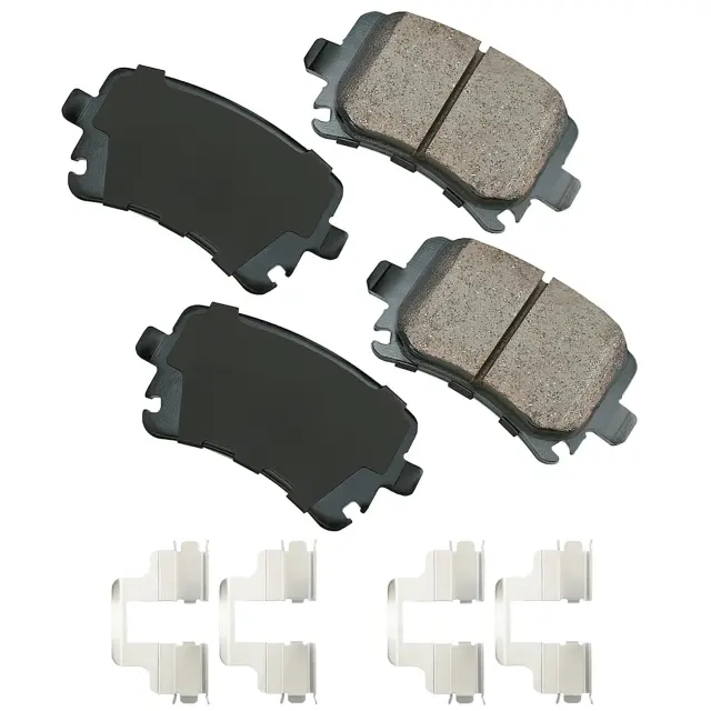 EUR1348A - Brakes &amp; Brake Parts: Akebono EURO Ultra Premium Ceramic Disc Brake Pad Kit for AKEBONO Image