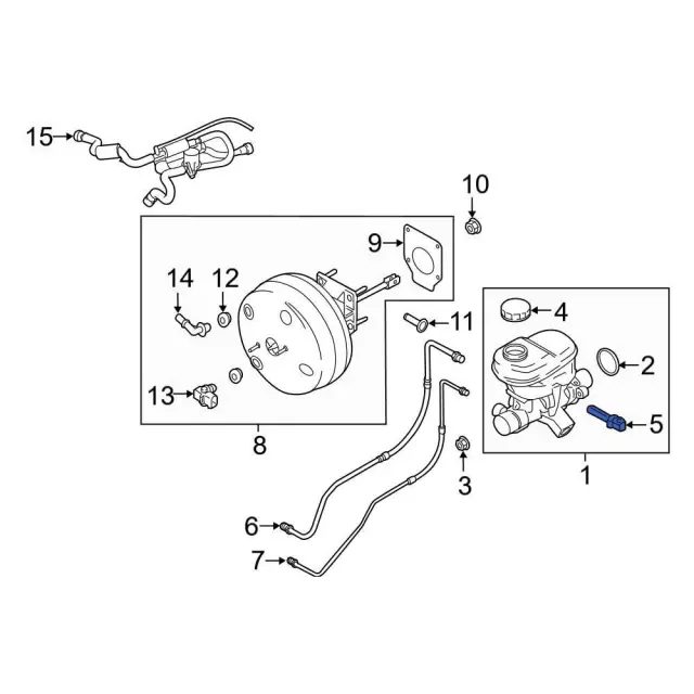 Brake Fluid Level Switch - Ford (RU2Z-2C251-A)