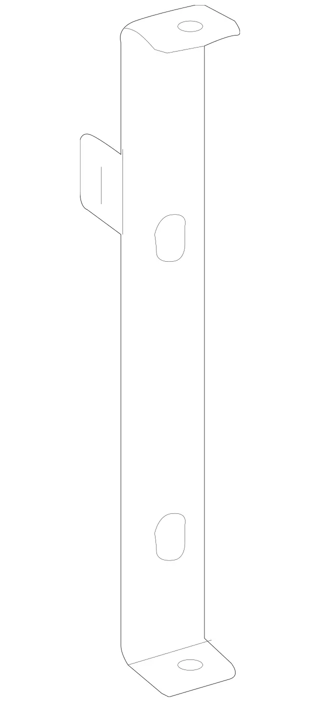 2115041240 - Cooling System: Side Bracket for Mercedes-Benz Image