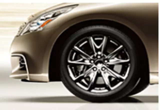 D03001NH9J - : 18-Inch Bright Wheel, Front for Infiniti Image