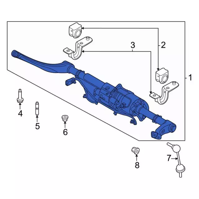 NB3Z5482B - : Stabilizer Bar for Ford: Bronco Image