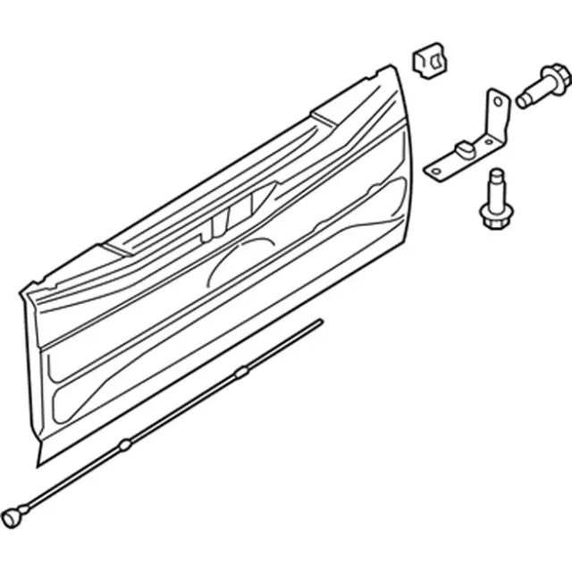 FL3Z9940700D - Body: Tail Gate for Ford: F-150 Image