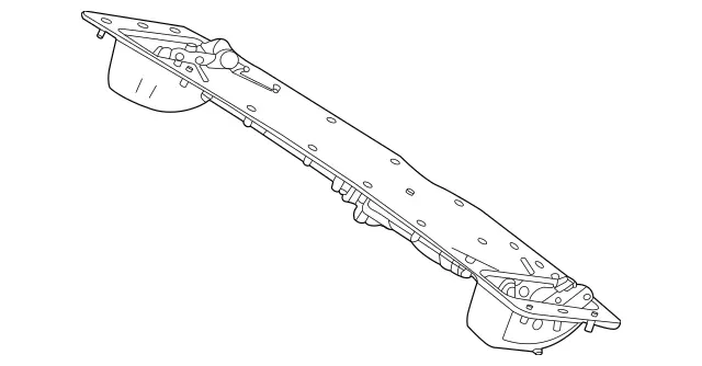 190790038864 - Trunk Lid: Rear Spoiler Attachment for Mercedes-Benz: AMG GT, AMG GT Black Series, AMG GT C, AMG GT R, AMG GT S Image