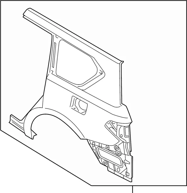 781011LA9A - Body: Quarter Panel for INFINITI: QX56, QX80 Image