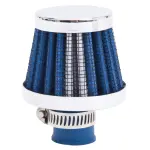 43513 - : Conical Valve Cover Breather with 9mm Inlet in Blue Element for Edelbrock Image