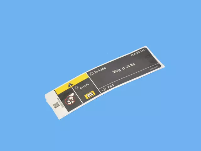 68340537AA - : AC Label for Jeep: Compass Image