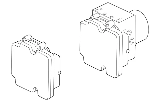2224310400 - Brakes: Hydraulic Unit for Mercedes-Benz: Maybach S550, Maybach S560, Maybach S600, Maybach S650, S450, S550, S550e, S560, S600, S63 AMG, S65 AMG Image image