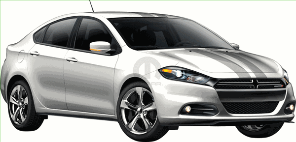 82213370AD - Conversion and Upfit Packages: Roof Decal Kit for Dodge: Dart Image