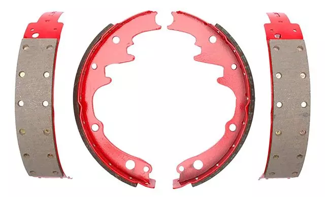 17449B - Brakes: ACDelcoâ„¢ Drum Brake Shoe for Chevrolet: Blazer, C/K Pickup, C1500, C2500, C3500, K1500 Pickup, K2500 Pickup, K3500 Pickup, K5 Blazer, P30, Suburban C10, Suburban K10, Suburban R10 | GMC: C1500 Pickup, C2500 Pickup, C3500 Pickup, Jimmy, K1500 Pickup, K2500 Pickup, K3500 Pickup, P3500, Suburban C1500, Suburban K1500 Image