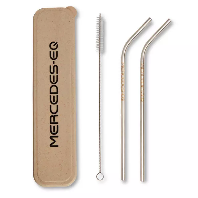 144941400 - : Mer Eq Bent Stainless Steel Straws Qty 2 for Mercedes-Benz Image