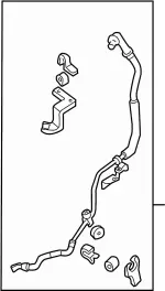 497211W900 - Steering: Return Line for Infiniti Image