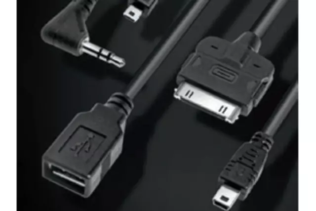 4F0051510AM - Audio/Video: 2010-2018 Audi - Iphone Adapter Cable Set for Audi: A3, A3 Quattro, A4 Quattro, A5 Quattro, A6 Quattro, A7 Quattro, A8 Quattro, Q3, Q5, Q7, S3, S4, S5, S6, S7, S8, SQ5 Image