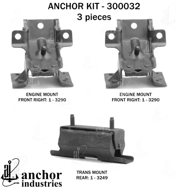 300032 - Engines &amp; Components: Anchor Engine Mount Kit for Anchor Image